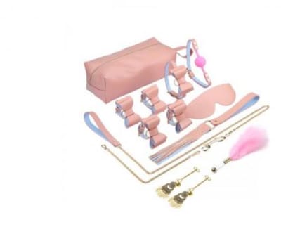 BDSM Bowties 10 Item Kit - Pink - opr-3330113