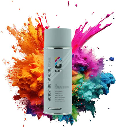 CROP Spuitplamuur spuitbus 400ml - Professional