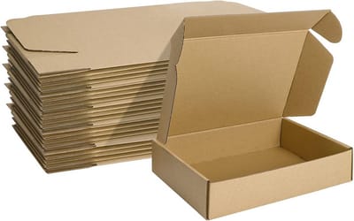 9x6x2 Inches Verzenddozen - Pack van 25, Kleine Golfkarton Dozen voor Verpakking en Verzending