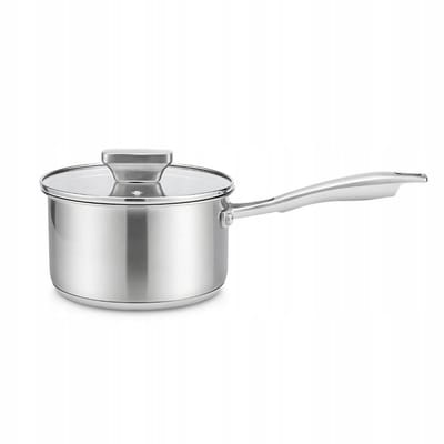 RVS Steelpan met Deksel 16 cm, 1.7 L - Maestro