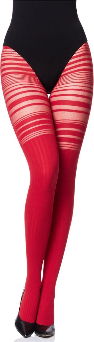 Merry Style Dames Panty - 60 DEN - Polyamide - Microvezel - MS-GB-252 - Rood - S