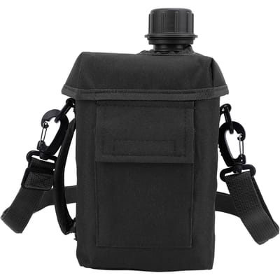 Bouteille d'eau de 2 L avec sac de transport à la taille, grande capacité, étanche, en PVC, pour les sports de plein air