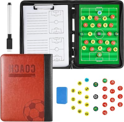 JGS Premium - Magnetisch Tactiekbord Voetbal Pro - Coachingsbord met Stift Magneten Wisser - Voetbal Tactisch Markeerbord voor Training