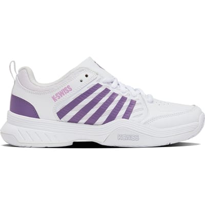 K-SWISS Tennisschoenen Court Express 2 White/purple Haze/neon Lavender Womens 37.5