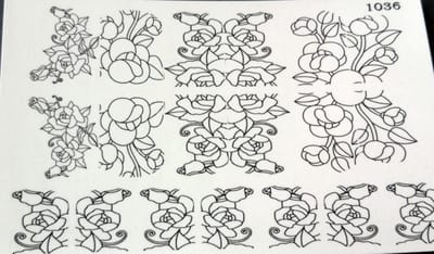 Korneliya Water Decal Nail Wrap WD 1036