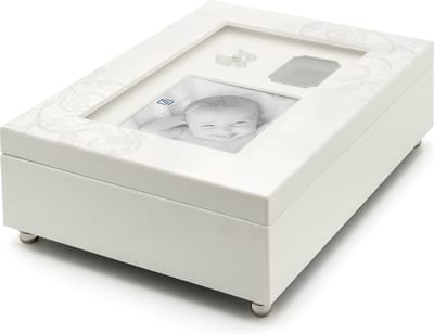Zilverstad - Keepsape memory box Baby met muziekdoosje