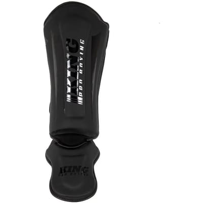 King Pro Boxing Revo Series 4 - Scheenbeschermers kickboksen - S - Zwart