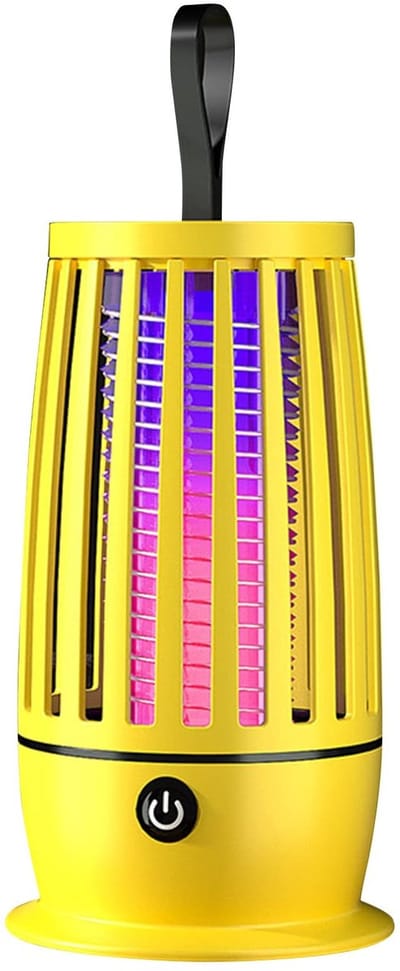 Muggenlamp - Elektrische insectenlamp tegen muggen - Elektrische UV insectendoder - LED Lampen -Muggenvanger-Insectenlamp-Insectenvanger-Muggenmoordenaarlamp Voor Thuis, Keuken, Restaurant, Bakkerij, Balkon, Terras - Geel