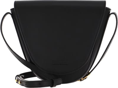 COCCINELLE Leren Schoudertas Josephine Smooth Crossbody Noir Zwart