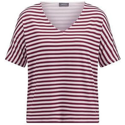 Shirt V-hals Van BASLER wit