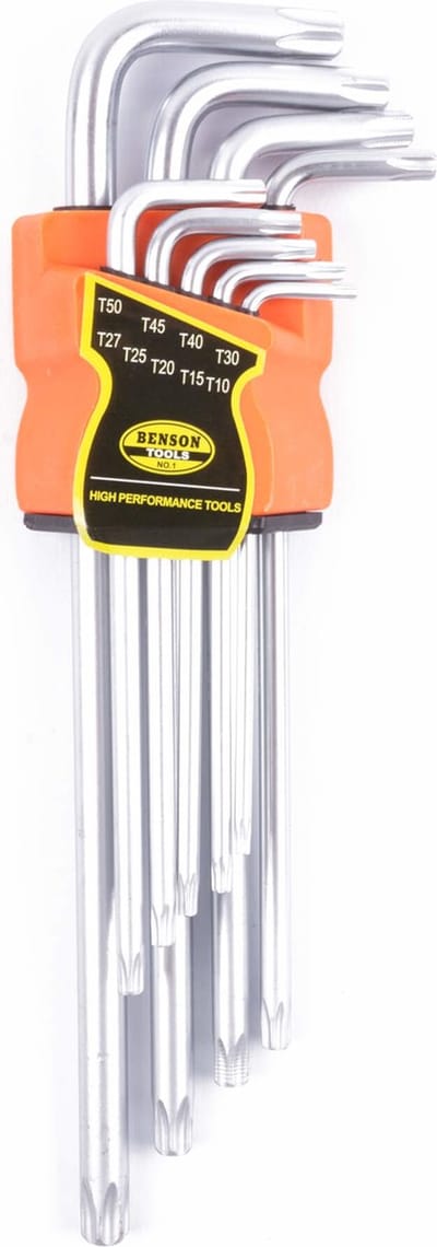 BENSON TOOLS - Torx sleutelset 9 dlg (Hobby -arrow-tech-) 5876 - 005876