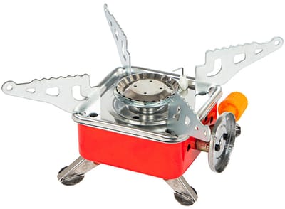 Blow - camping kooktoestel -draagbaar - mini toeristisch gasfornuis, 2800W, voor patroon, 53-138
