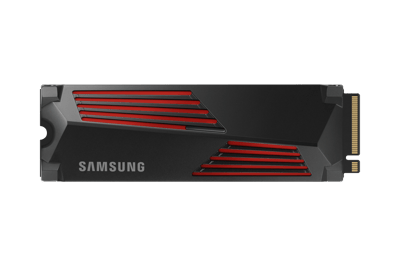 SAMSUNG - 990 PRO avec dissipateur- SSD Interne - 1 To - NVMe M.2 PCIe 4.0x4 - Vitesse lecture jusqu'a 7 450 Mo/s