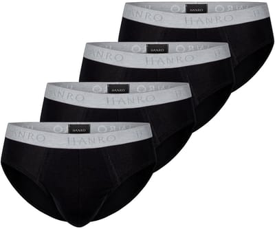Hanro Heren slip / onderbroek 4 pack Cotton Essentials