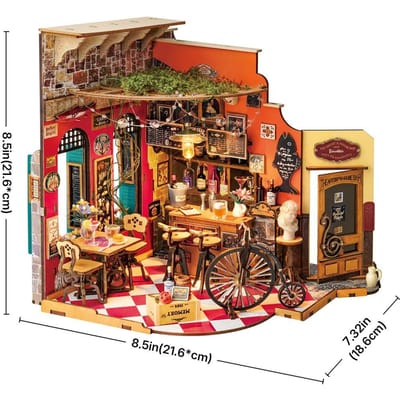 Robotime Cheers Bar & Dining - DG173 - Rolife - Miniatuur - Knutselen - Modelbouw - Creatief - Bouwpakket