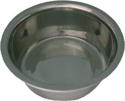 Kegelvormige Roestvrijstalen Voederbak voor Honden - Diameter 28 cm