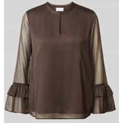 Vrouwelijke Chiffon Blouse met Volantmouwen COMMA