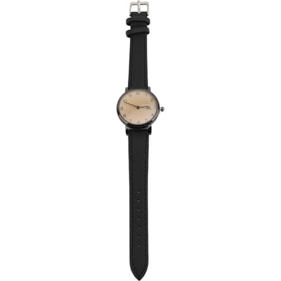 Dames Eenvoudig Klassiek PU Leer Analoog Quartz Horloge Datum Arabische Cijfers Vintage Casual Horloge voor
