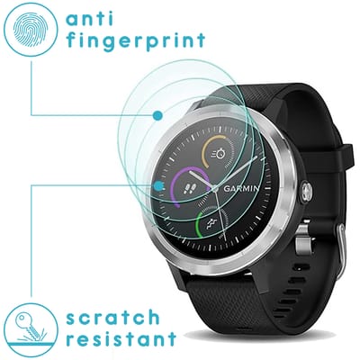 imoshion 3-Pack Glass Screenprotector - Geschikt voor Geschikt voor Garmin Vivoactive 3