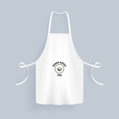 Akyol - mama needs tea Keukenschort - Moeder - mama die thee nodig heeft - moeder cadeautjes - moederdag - verjaardagscadeau - verjaardag - cadeau - geschenk - kado - gift - moeder artikelen - 82 bij 71 cm