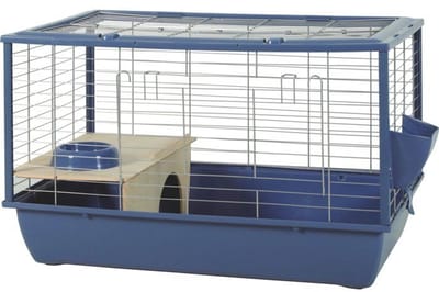 ZOLUX Néolife draadkooi voor cavia's en knaagdieren - 80 x 52,5 x 48 cm - Blauw