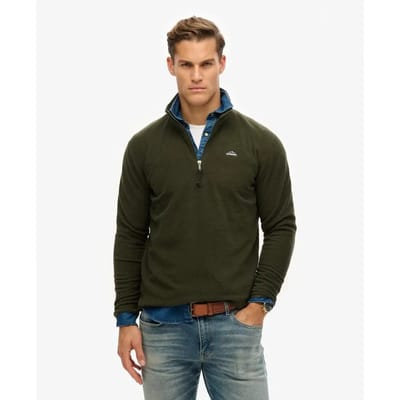 Superdry - Polar Fleece met halflange rits - Heren - Truien