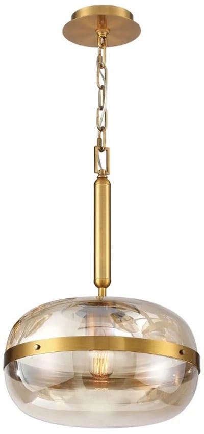 Eurofase LED Hanglamp Nottingham | 1X E27 Max 40W | Antique Brass