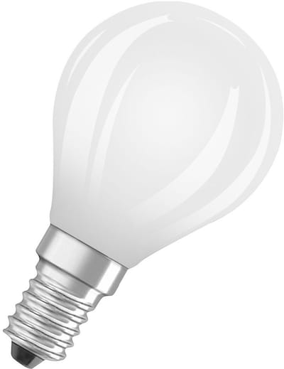 Ledvance Classic LED E14 Kogel Filament Mat 2.9W 470lm - 827 Zeer Warm Wit | Dimbaar - Vervangt 40W
