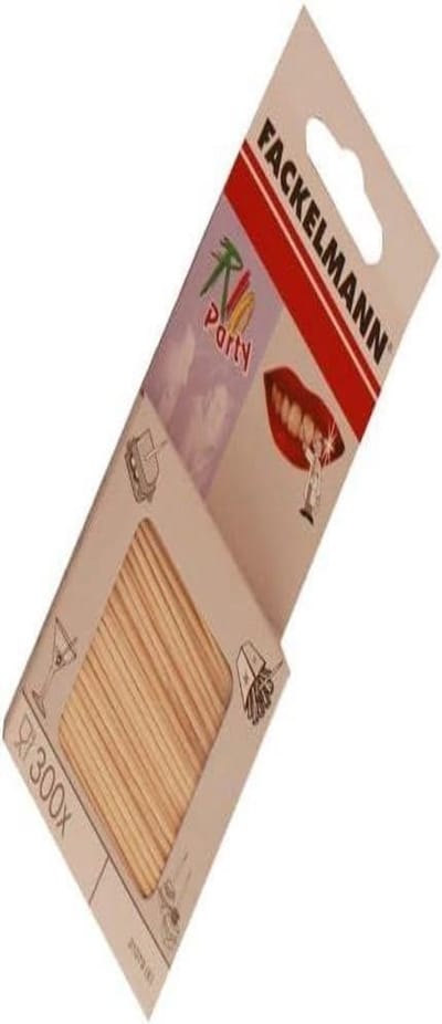 Houten Tandenstokers - Cocktailprikkers - Serveren Snacks - FSC Gecertificeerd - 65 mm Lengte - Natuurlijk Hout