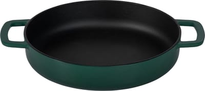 Combekk Gietijzeren Koekenpan Ø 24cm - 100% gerecycled - PFAS-vrij - Geschikt voor o.a. Inductie en BBQ - Holly Green