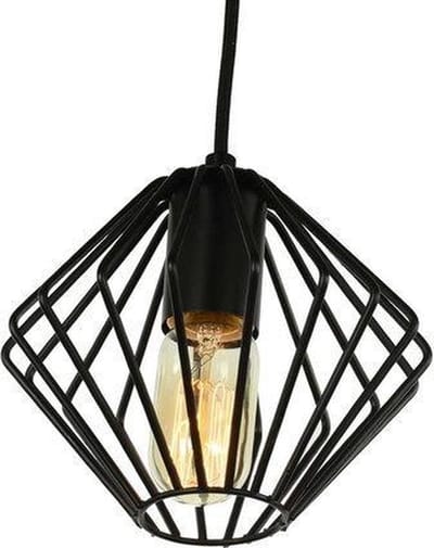 Yardley Retro Draad Design Hanglamp Zwart