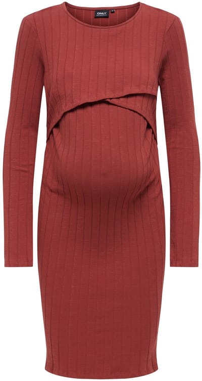 ONLY - OLMALEJANDRA LS O-NECK NURSING DRESS JRS - Dames - Mini jurken
