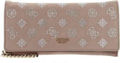GUESS Koppeling Schoudertas Gilded Glamour Mini Flap Clutch Champagne Oud roze