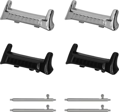 kwmobile Verbindingsadapter horlogebandje geschikt voor Huawei Watch D2 - Voor 22mm bandjes - Set van 4 - Geen gereedschap nodig