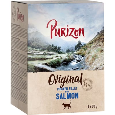 Purizon Adult 12 x 70 g - Graanvrij - Kipfilet met zalm