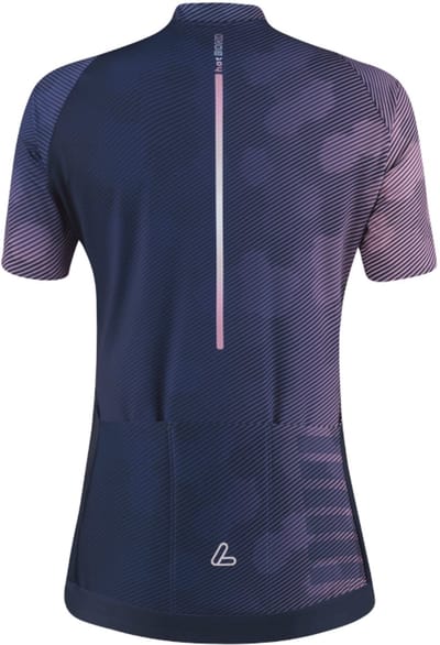 Loeffler fietsshirt korte mouwen W Bike Jersey FZ Classy HotBond® - Donker Blauw