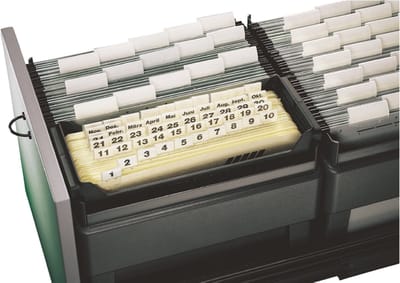 LEITZ ALPHA hangmappenbox, zwart