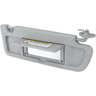 Zonneklep Grijs Anti-verblinding Heldere Spiegel Zonwering met Zonneklepklem voor Civic 2006 tot gray
