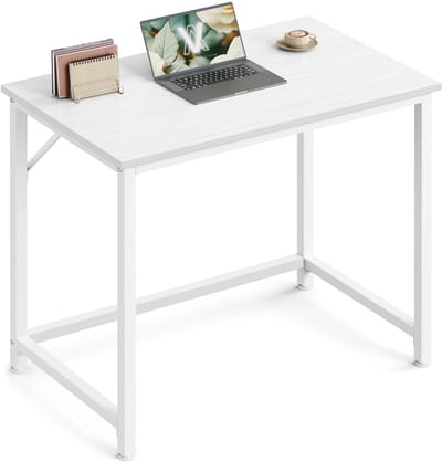Stervia Bureau - Computertafel - Klein Bureau - Kantoortafel - Make Up Tafel - Draagvermogen 50 KG - Wit - 50 x 80 x 76 cm