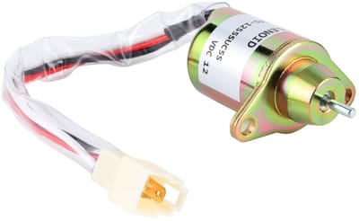 Allecto - Brandstofafsluitklep Solenoïde - 4TNV94L-SFN - Betrouwbare werking - Geschikt voor 4TNV98L-SFN - Hoogwaardige kwaliteit - Voor landbouwma...