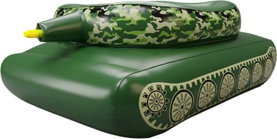 ZwemcoPool Opblaasbare Tank - Waterspelletje Zwembad - Met waterkanon - 155 x 112 x 61 cm