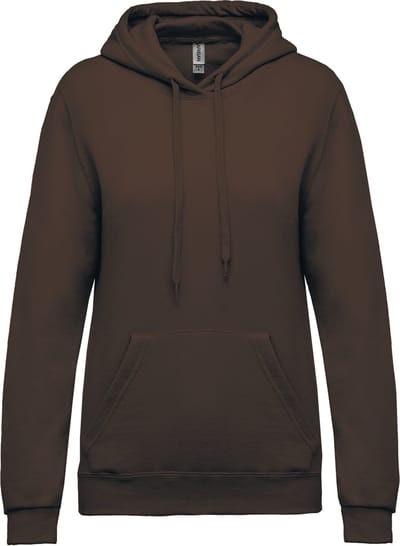 Kariban Eco damessweater met capuchon K473 - Chocolate - XS