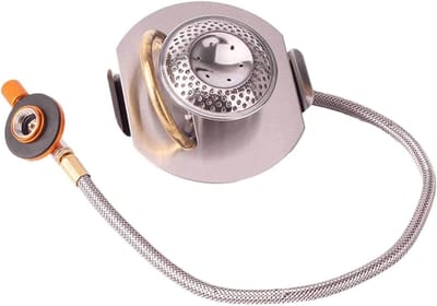 Campingkeuken Brander - Outdoor Kooktoestel - Kamperen en Wandelen - Roestvrij Staal - 88 x 56 mm - Zilver