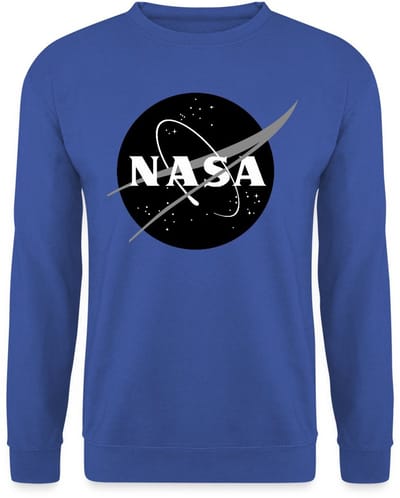 NASA zwart-wit klassiek logo Sweater Heren