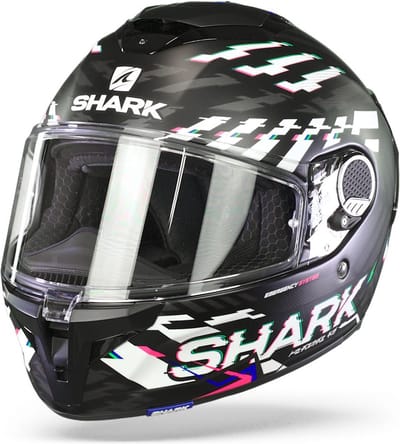 Shark Spartan Gt Bcl. Micr. E-Brake Mat Mat Black Blue Anthracite KBA XL - Maat XL - Helm