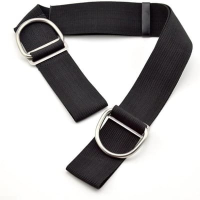Duikuitrusting Heupband - BCD Zijmontage - Watersport Veiligheid - Roestvrijstalen Gesp - 5CM Breed - Zwart