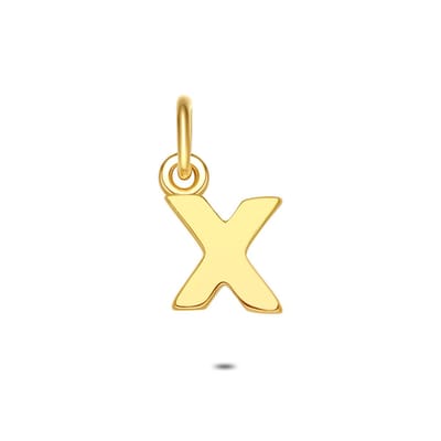 Twice As Nice Hanger in 18kt verguld zilver, letter X