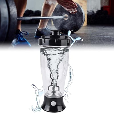 Elektrische proteïneshaker, fles, zelfroerende mok, 350 ml, elektrische mixer, waterfles, shaker kopjes voor crèmige, fitness, eiwitten, cacao, koffie, shakes, melk