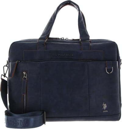 U.S. POLO ASSN. Business tas Laptoptas met laptopvak Cambridge Business Bag Navy Blauw