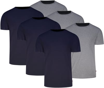 6-pack Levi's heren T-shirt Rond-Neck